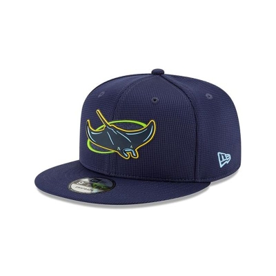 Tampa Bay Rays Gorra | New Era MLB Clubhouse Collection 9fifty Snapback Cap Mexico - Azules